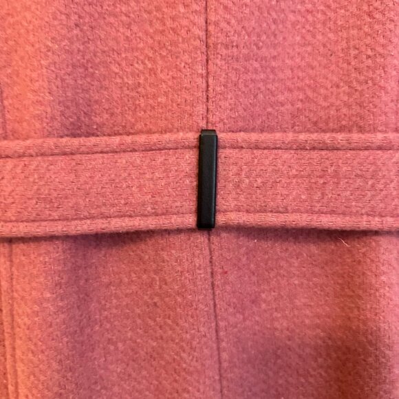 CALVIN KLEIN WOMEN'S WOOL BLEND COAT JACKET PINK - Picture 11 of 15